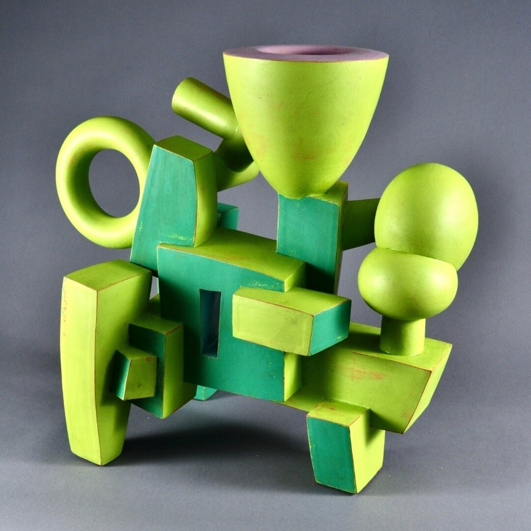 Doug Herren, Green Vase-Form, 2020